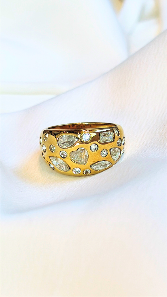 CZ Dome Ring