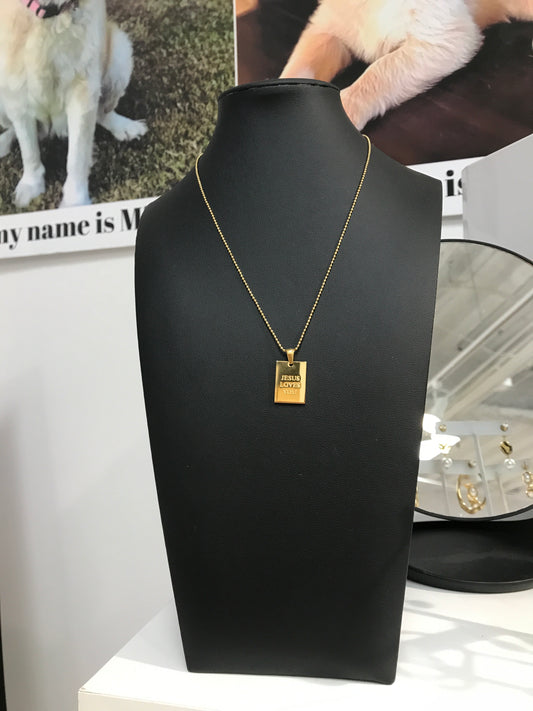 JESUS LOVES YOU empowerment necklace