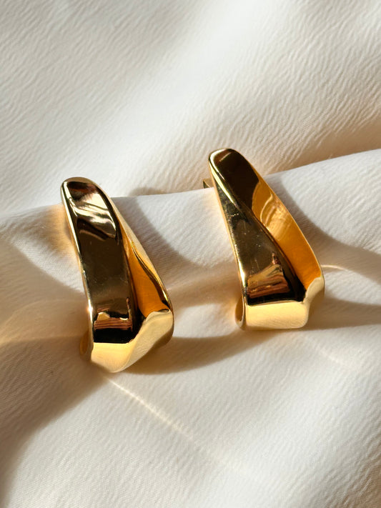 Geometric Teardrop Earrings