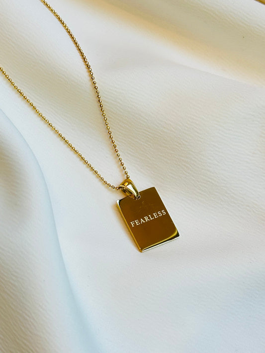 "Fearless" Empowerment Necklace
