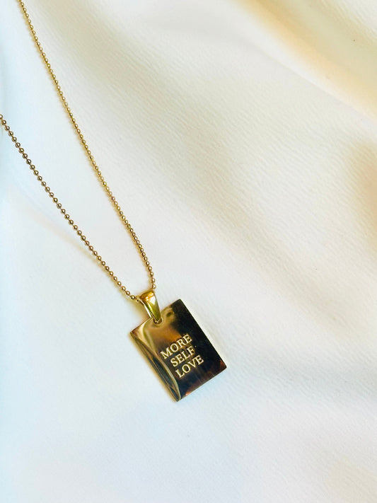 "More Self Love" Empowerment Necklace
