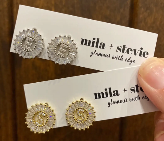 CLOSEOUT SALE - Ellie Letter Earring