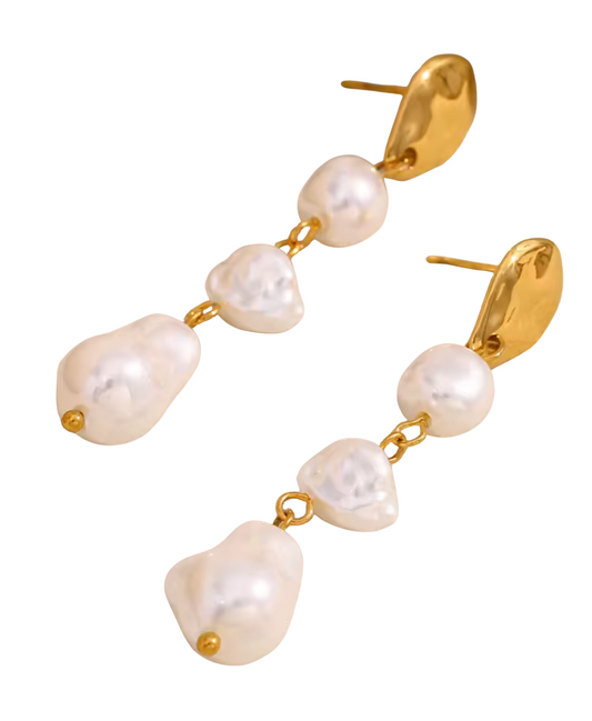 BRYNN Pearl Strand Earrings