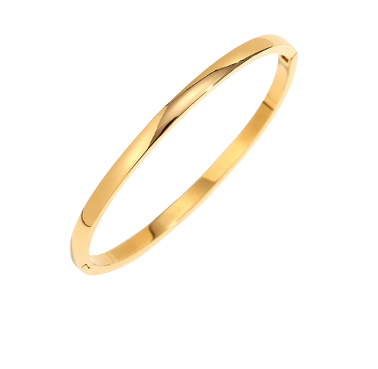 Simple Gold Bangle